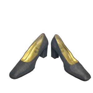 𝅺🌷 Bruno Magli🌷 Gray Block Heel Pumps 8B